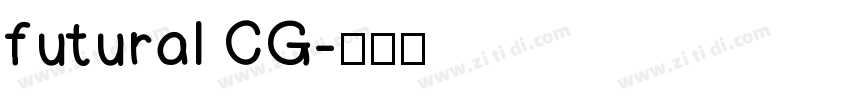 futural CG字体转换